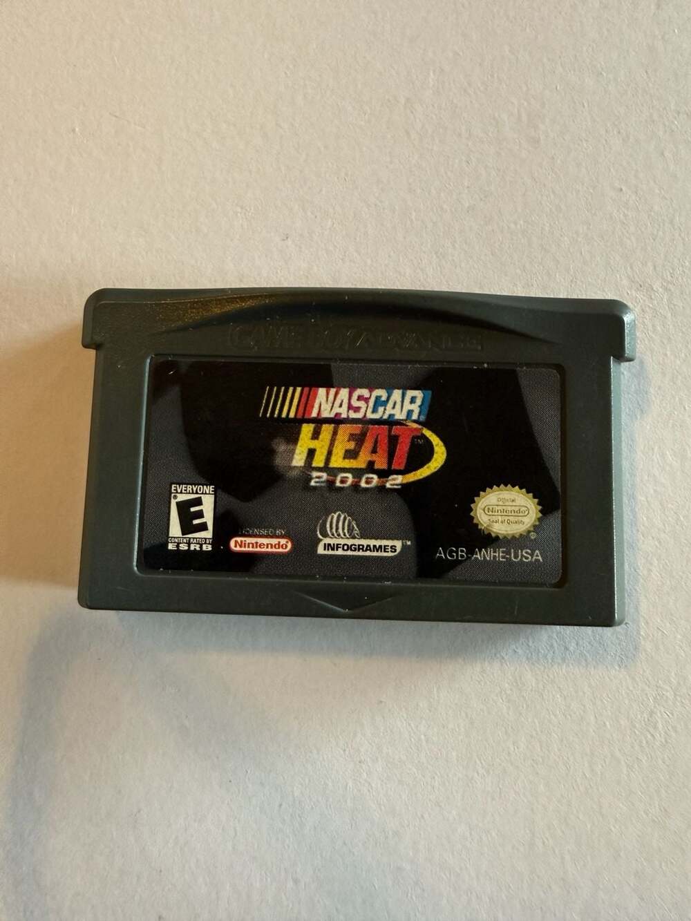 Nintendo Game Boy Advance Nascar Heat 2002 Video Game Cartridge